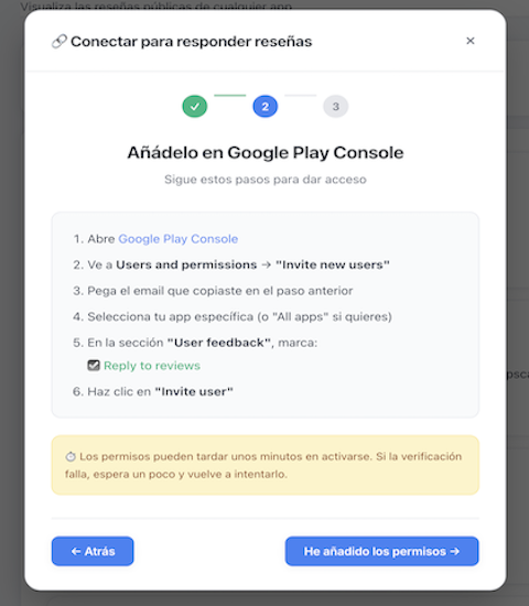 Paso 2: Añádelo en Google Play Console
